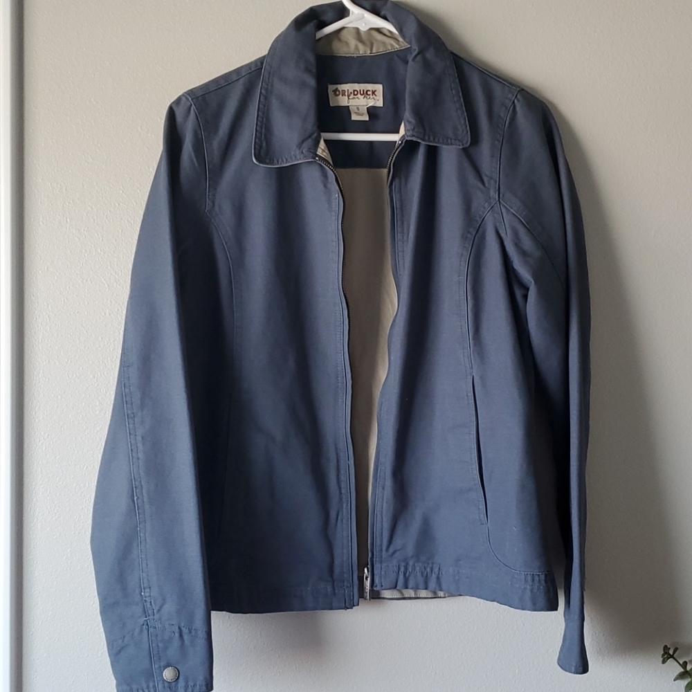 Steel blue jacket
